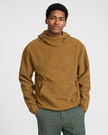 Express Men's Sherpa X Logo Graphic Bungee Hoodie in Neutral Small