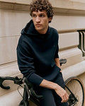Express Men's Mini X Logo Graphic Bungee Hoodie in Navy