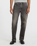 Express Men's Loose Washed Stretch Jeans in Black
