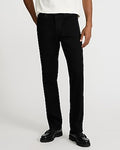 Express Men's Straight Hyper Stretch Jeans in Black