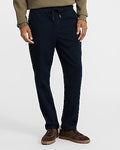 Express Men's Straight Drawstring Hyper Stretch Jeans in Dark Wash