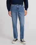 Express Men's Slim Hyper Stretch Jeans in Medium Wash