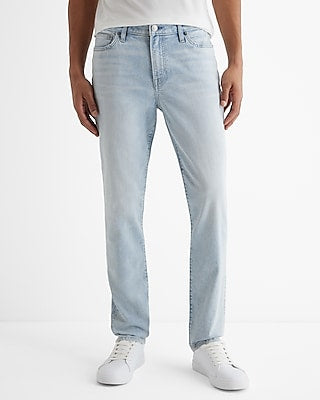 Express Men's Slim Stretch Jeans in Light Wash