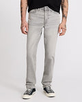 Express Men's Slim Gray Wash Stretch Jeans in Medium Wash