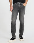 Express Men's Slim Black Wash Stretch Jeans in Dark Wash