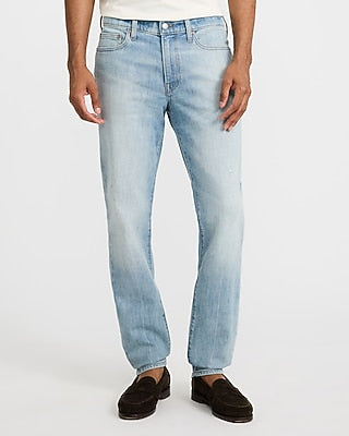 Express Men's Slim Jeans in Light Wash