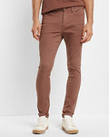 Express Men's Super Skinny Berry Hyper Stretch Jeans in Brownberry