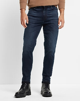 Express Men's Skinny Hyper Stretch Jeans in Dark Wash
