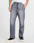 Express Men's Straight Wash Sweatpant Jeans in Black