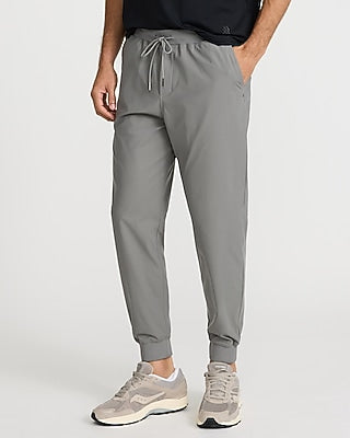 Express Men's Drawstring Everyday Performance Jogger in Pewter