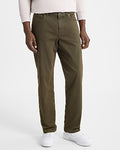 Express Men's Straight Soft Wash Chino in Eden Green