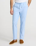 Express Men's Cotton Stretch Drawstring Elastic Waist Pant in Blue Small