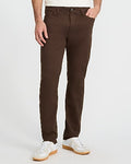 Express Men's Slim 5 Pocket Comfort Waist Hyper Stretch Chino in Chocolate
