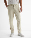 Express Men's Athletic Slim Comfort Waistband Hyper Stretch Chino in Stone