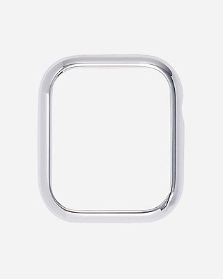 Express Men's Silver Watch Case in Metallic Silver