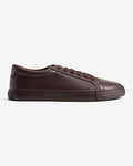 Express Men's Faux Leather Sneakers in Wine