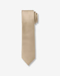 Express Men's Narrow Champagne Solid Tie in Neutral