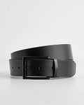 Express Men's & Dark Brown Reversible Belt in Black
