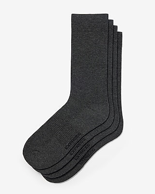 Express Men's 2 Pack Charcoal Dress Socks in Gray