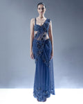 Abyssal Bloom Sari By KYNAH, Luxury Indian Fashion & Bridal Wear