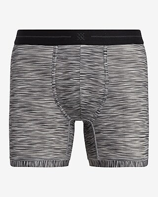 Express Men's 5 1/2" Compression Boxer Briefs in Gray Small