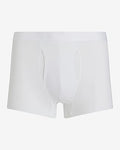 Express Men's 2 1/2" Cotton-Blend Trunks in White Small