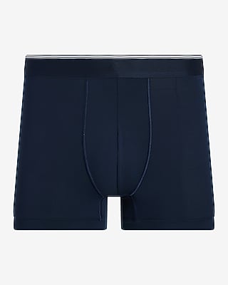 Express Men's 4" Cooling Boxer Brief in Blue Small
