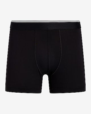 Express Men's 4" Cooling Boxer Brief in Pitch Black