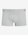 Express Men's 2 1/2" Cotton-Blend Trunks in Light Heather Gray