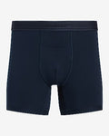Express Men's 5 1/2" Horizontal Fly Cotton-Blend Boxer Briefs in Navy