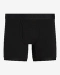 Express Men's 5 1/2" Cotton-Blend Boxer Briefs in Pitch Black