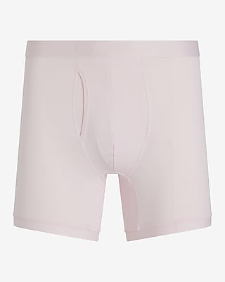 Express Men's 5 1/2" Cotton-Blend Boxer Briefs in Pink