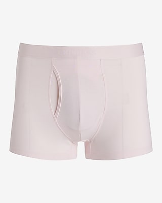 Express Men's 2 1/2" Cotton-Blend Trunks in Pink
