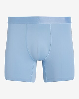 Express Men's 5 1/2" Moisture-Wicking Performance Boxer Briefs in Glacier Blue
