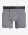 Express Men's 5 1/2" Moisture-Wicking Performance Boxer Briefs in Heather Gray