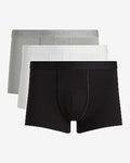 Express Men's 2 1/2" Cotton-Blend Trunks 3 Pack in Multi