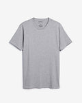 Express Men's Slim Supersoft Moisture-Wicking Crew Neck T-Shirt in Gray Small