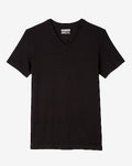 Express Men's Slim Supersoft Moisture-Wicking V-Neck T-Shirt in Black Small