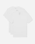 Express Men's 3 Pack Supersoft V-Neck T-Shirts in White Small