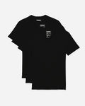 Express Men's 3 Pack Supersoft V-Neck T-Shirts in Black Small