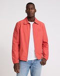 Express Men's Embroidered NYC Graphic Zip Jacket in Orange Small