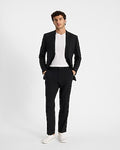 Express Men's Classic Washable Modern Tech Suit Pants in Black