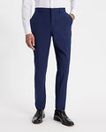 Express Men's Slim Washable Modern Tech Suit Pants in Blue