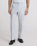 Express Men's Slim Plaid Linen-Blend Suit Pants in Multi