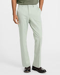 Express Men's Slim Sage Wool-Blend Stretch Suit Pants in Sage Mist