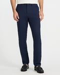Express Men's Slim Gray Seersucker Everyday Performance Hybrid Elastic Waist Suit Pants in Pale Gray