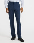 Express Men's Classic Blue Stretch Dress Pants in Chambray Blue