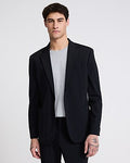 Express Men's Slim Washable Everyday Performance Suit Jacket in Black