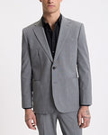 Express Men's Slim Gray Plaid Everyday Performance Suit Jacket in Plaid-Gray