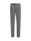 Germano Virgin Wool Trousers — Gray